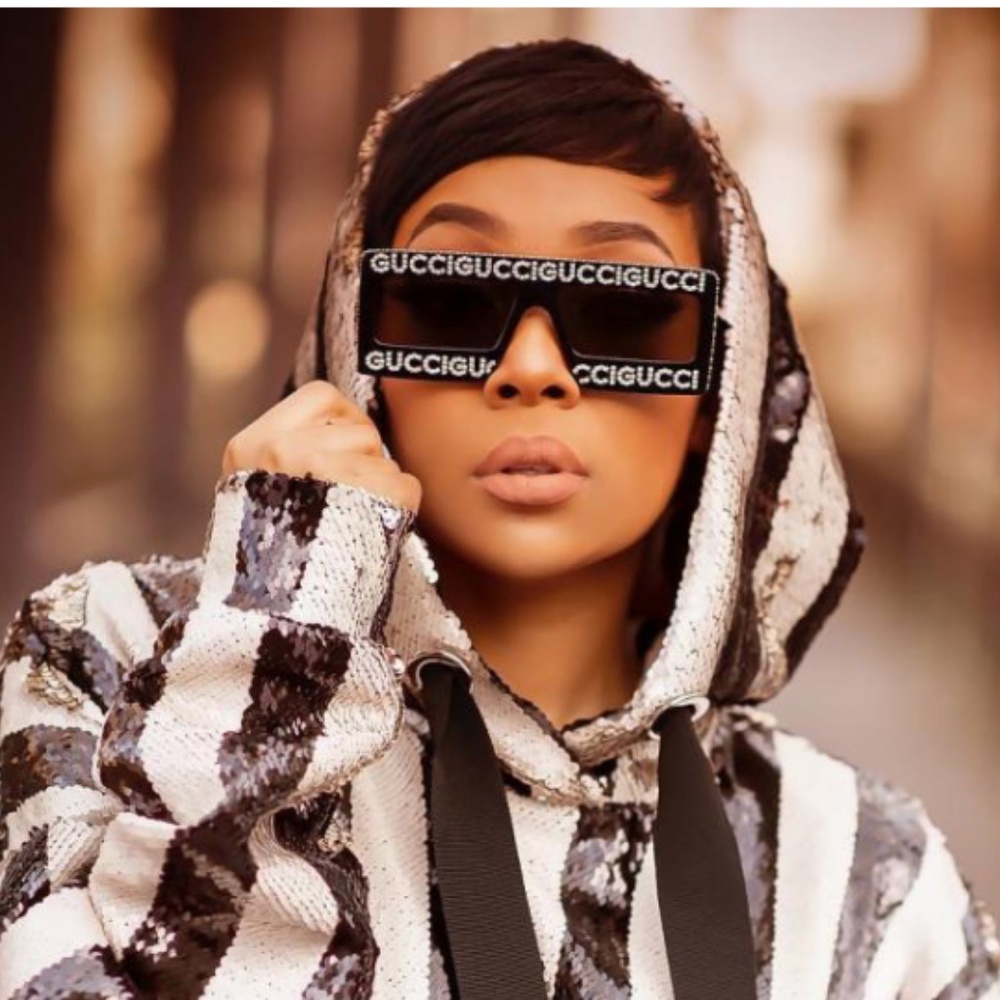 Gucci Swarovski Crystal Logo Sunglasses Gucci Model: GG0431S